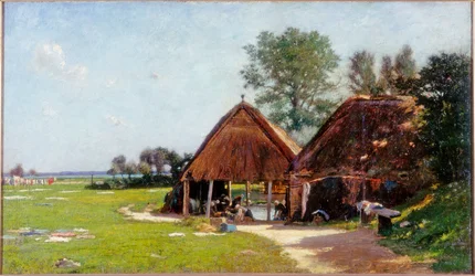 Waschplatz, Normandie, ca. 1918
