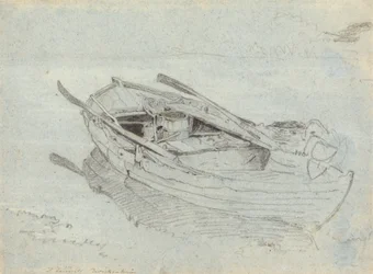 Ein Ruderboot in Twickenham