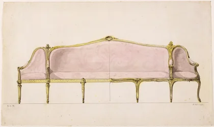 Entwurf für ein Sofa