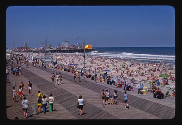 Promenade, Strand, Casino Pier, Seaside Heights, New Jersey, USA