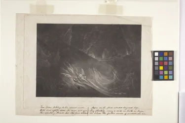 Satan auf dem brennenden See