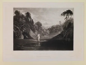 Eva am Brunnen (Buch 4, Zeile 453), aus „Das verlorene Paradies“
