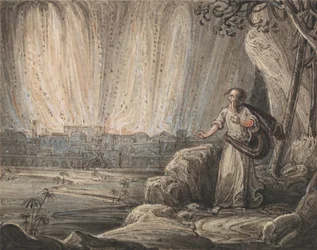 Lot flieht aus Sodom