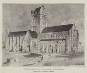 Paisley Abbey, wie es nach der Restaurierung aussehen wird