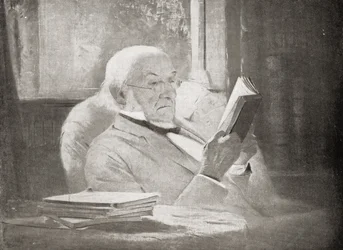 William Ewart Gladstone (1809-98) im Alter, Illustration aus 