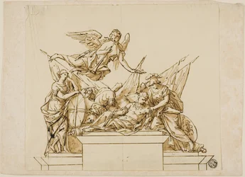 Nicht ausgeführter Entwurf für das Denkmal des ersten Herzogs von Marlborough
