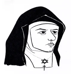 Edith Stein, alias Heilige Teresa Benedicta vom Kreuz, war Philosophin, Feministin, Karmelitin und Märtyrerin