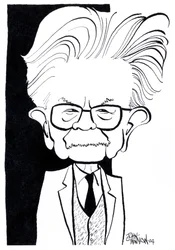 Elias Canetti, Karikatur