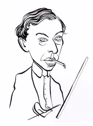 Ernst Ludwig Kirchner - Karikatur