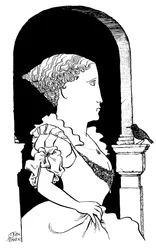 Francesca Caccini, Karikatur der florentinischen Sängerin und Komponistin