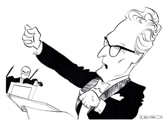 Otto Klemperer, Karikatur