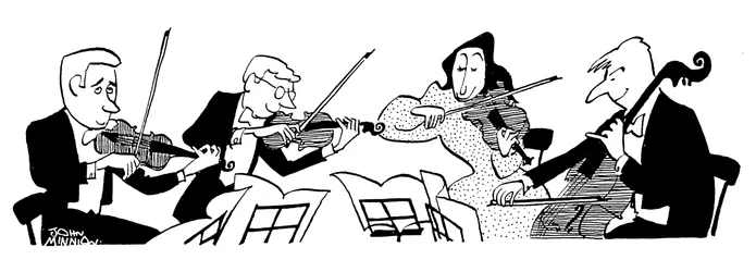 Streichquartett, von John Minnion