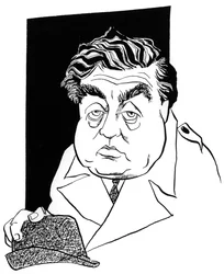Tony Hancock, Karikatur von John Minnion