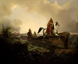 Black Knife, ein Apache-Krieger, 1846