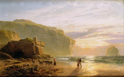 Vor der Küste von Cornwall, oder Trebarwith Strand