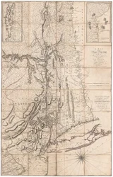 Karte von New York von Montresor