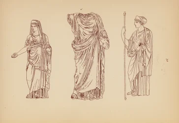Antikes griechisches Frauenkostüm