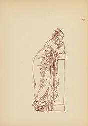 Antikes griechisches Frauenkostüm