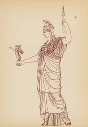 Antikes griechisches Frauenkostüm