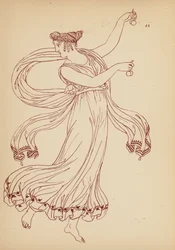 Antikes griechisches Frauenkostüm