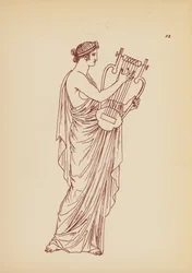 Antikes griechisches Frauenkostüm