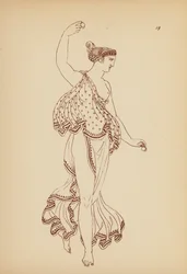 Antikes griechisches Frauenkostüm