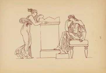 Antikes griechisches Frauenkostüm