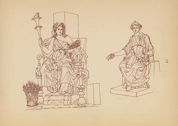 Antikes griechisches Frauenkostüm