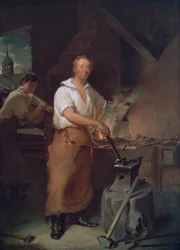 Pat Lyon an der Schmiede