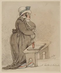 In der Kathedrale von Exeter, 1809