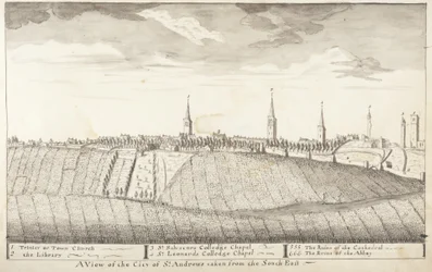 St Andrews Delineated - Eine Ansicht der Stadt St Andrews vom Südosten