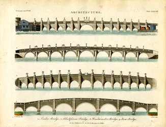 Historische Londoner Brücken
