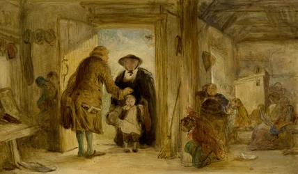 Der neue Schüler, eine Schule