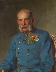 Kaiser Franz Joseph I. in der Dienstuniform eines österreichischen Feldmarschalls