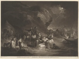 Afrikanische Gastfreundschaft, 1791