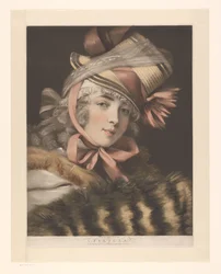 Porträt einer Schauspielerin, möglicherweise Louise-Rosalie Lefebvre