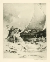 Illustration für die Gedichte von Catullus