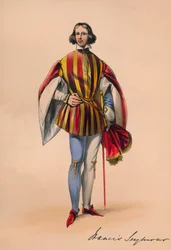 Francis Seymour im Kostüm für Queen Victorias Bal Costumé, 12. Mai 1842, 1843