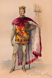 James Innes-Ker im Plantagenet-Kostüm für Queen Victorias Kostümball, 12. Mai 1842