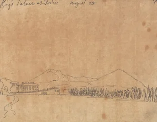 Königspalast in Portici, 28. August