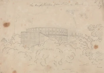 Das Amphitheater von S. Pietro in Vinculo aus gesehen