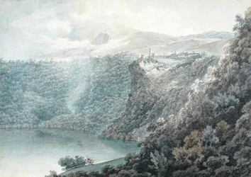 Der See und die Stadt Nemi