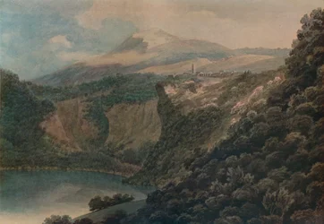 Der See und die Stadt Nemi, 1778
