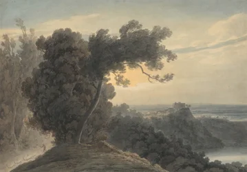 Der See von Albano und Castel Gandolfo