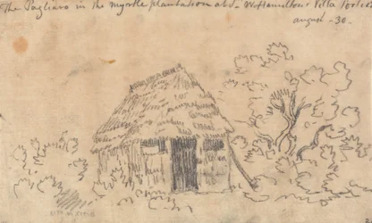 Der Pagliaro in der Myrtenplantage in der Villa von Sir William Hamilton, Portici