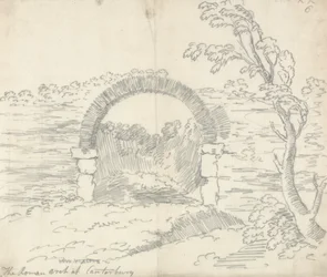 Der römische Bogen in Canterbury