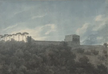 Ansicht der Villa Lante auf dem Janiculum in Rom