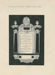 Ingestre - Tafel für Frances (Hesilrig) Chetwynd