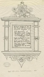 Rugeley Kirche (Alt) - Denkmal für Richard Weston