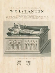 Wolstanton Kirche - Grab von Sir William Sneide und Dame Anne